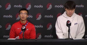 曝杨瀚森的翻译刘禹铖 已进入开拓者教练组