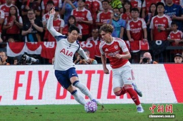 香港足球盛会：热刺1:0击败阿森纳 启德主场馆观战人数再创新高