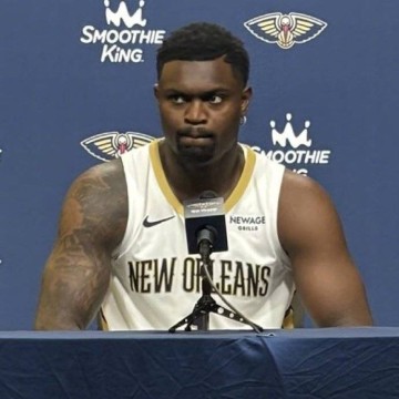 锡安出席发布会瘦身明显 管理层已对他严格要求